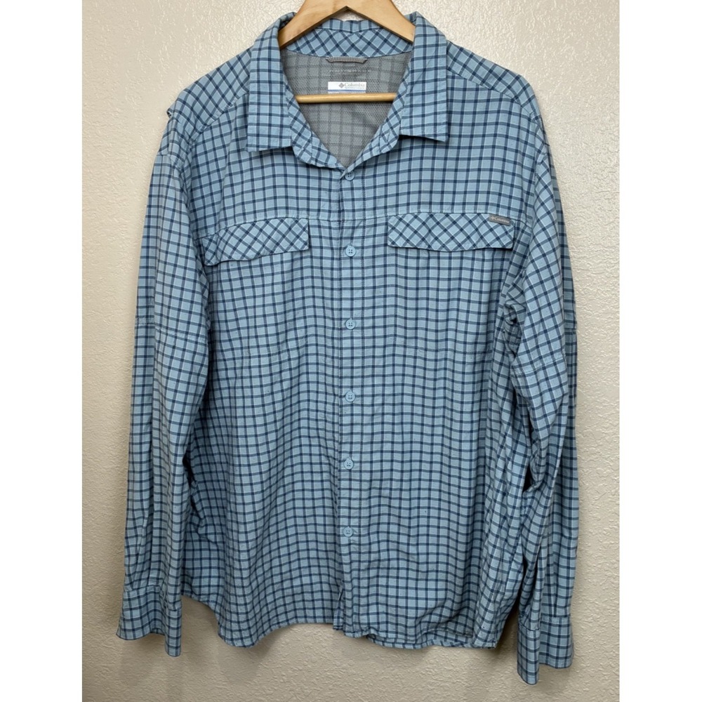 Columbia Men's Omni Shade Shirt XXL‎ Sun Shade Outdoor Lightweight Shirt